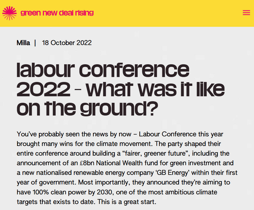 This article, which you can read here, showcases my ability to turn around articles on recent events quickly, while adding a personal touch.