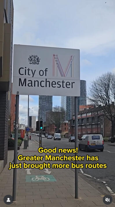 Reel I made for Green New Deal Rising&#39;s Instagram account, focusing on local, sustainable travel.